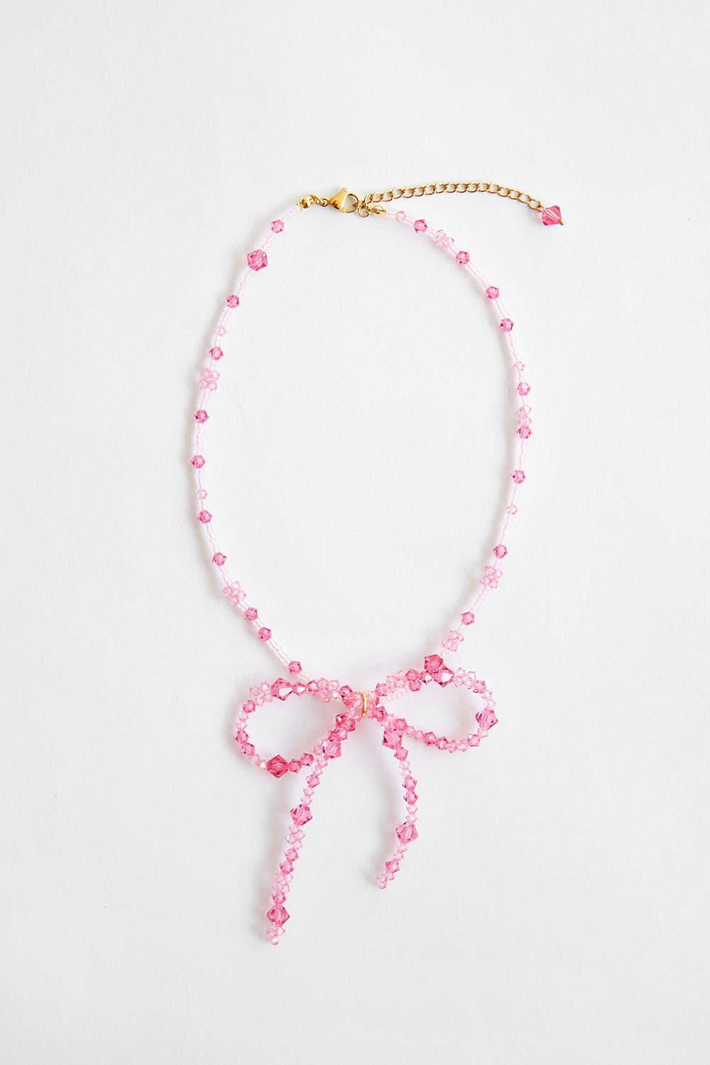 Ellie ribbon choker(pink) *order-made