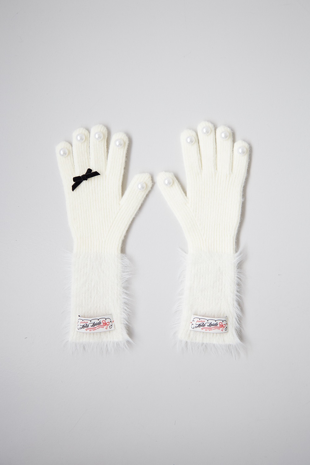Pearl nail gloves (Ivory)