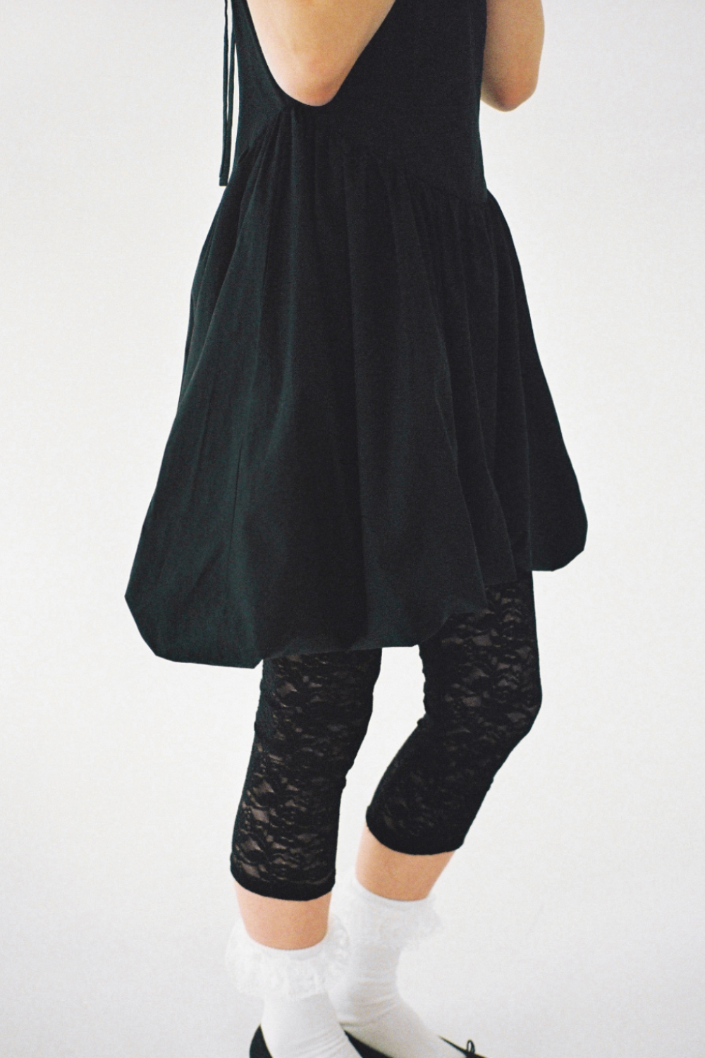 Carry lace leggings (Black)